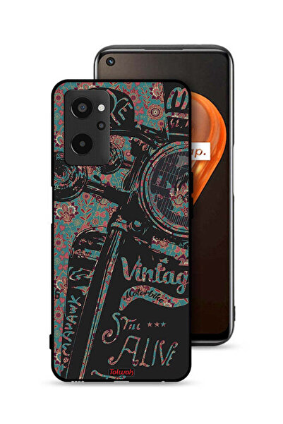 Tolwak Realme 9i 4G Protective Case Cover Vintage Motorbike