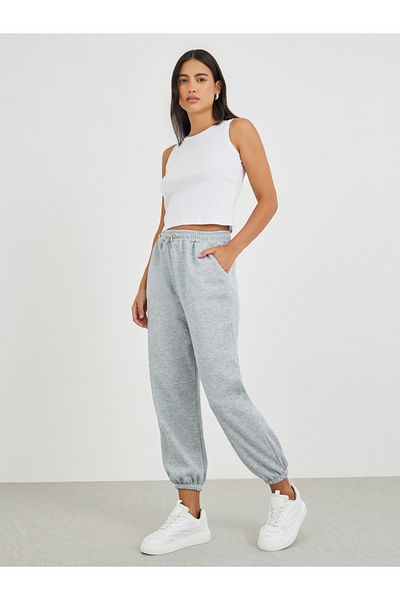 Styli Relaxed Fit Joggers with Drawstring