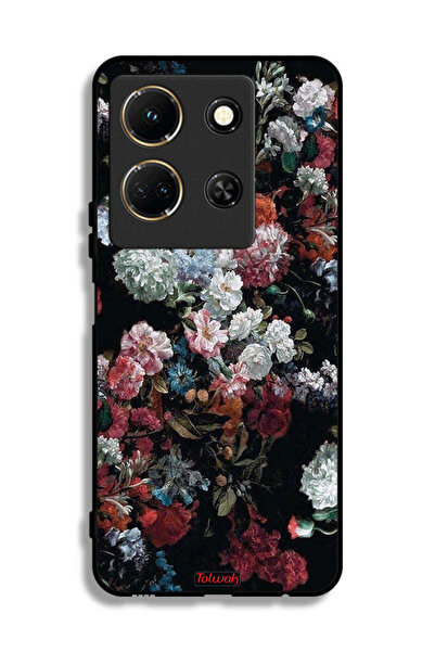 Tolwak غطاء حماية لهاتف إنفينيكس نوت 30 بنقشة ورود عتيقة
