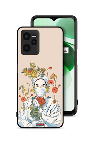 Tolwak غطاء حماية Realme C35 - رسمة ممرضة