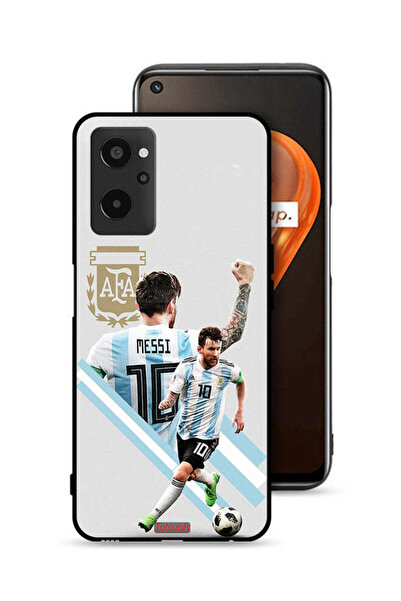 Tolwak غطاء حماية لهاتف Realme 9i 4G برسومات ليو ميسي