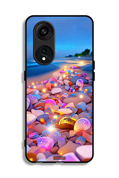 Tolwak غطاء حماية لهاتف Oppo Reno 8T 5G برسومات فنية من الأحجار