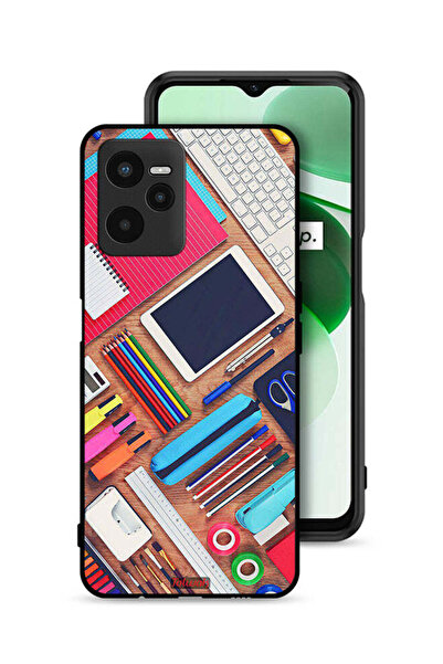 Tolwak Realme C35 Protective Case Cover Girl Hobby Desk