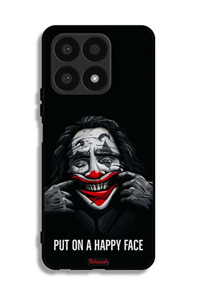 Tolwak غطاء حماية لهاتف Honor X8a بوجه سعيد