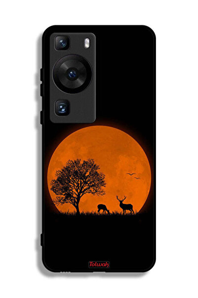Tolwak غطاء حماية لهاتف هواوي P60 برو برسومات قمر المساء