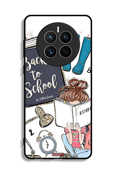 Tolwak غطاء حماية لهاتف هواوي ميت 50 إي - فتاة مدرسية تقرأ التاريخ