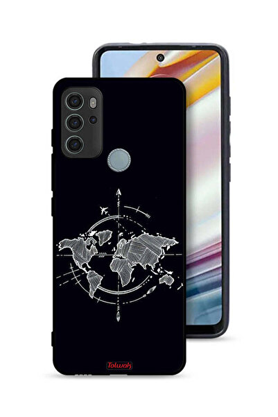 Tolwak غطاء حماية موتورولا موتو جي 60 إس برسومات البوصلة