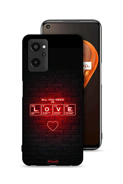 Tolwak Realme 9i 4G Protective Case Cover All You Need Is Love