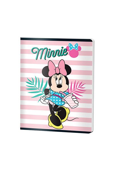 PIGNA , Notebook A5 48 Pages, Dictando Ruling, Minnie Cover, Stapled Binding