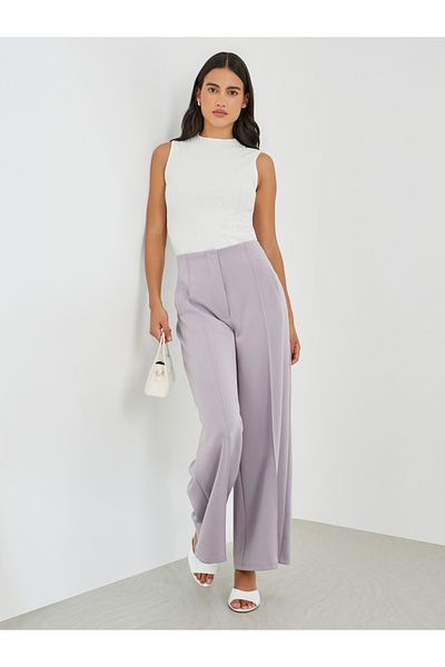 Styli Sleeveless Textured Blouse