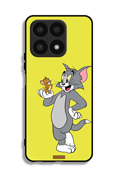 Tolwak غطاء حماية لهاتف Honor X8a بتصميم توم وجيري
