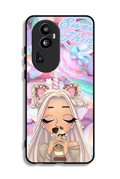 Tolwak غطاء حماية لهاتف Oppo Reno10 Pro Plus بتصميم Sweet Thing