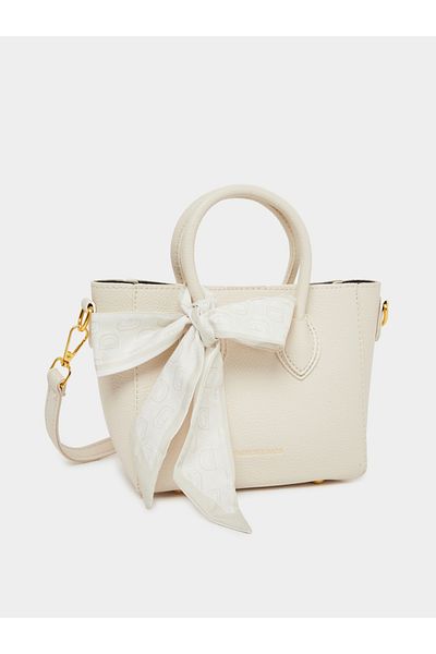 Styli Ribbon Detail Handbag with Adjustable Strap