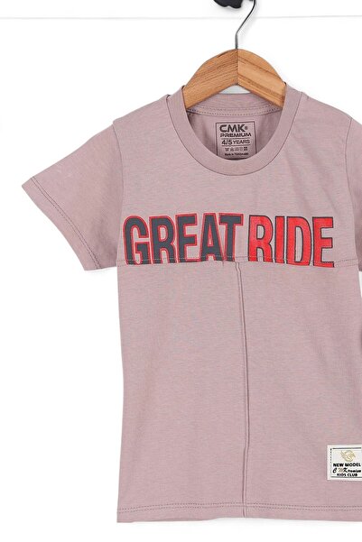 Ege Bebek Tight Mold! Erk K Children 4-11 Years Pocket Summer Detail Shorts Bottom Top Set