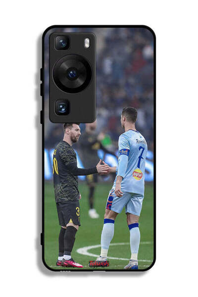 Tolwak غطاء حماية لهاتف هواوي P60 ميسي ورونالدو