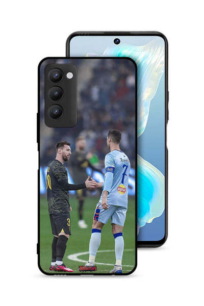 Tolwak غطاء حماية لهاتف تكنو كامون 18 ميسي ورونالدو