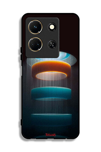 Tolwak غطاء حماية لهاتف Infinix Note 30 بنمط حلقات فنية