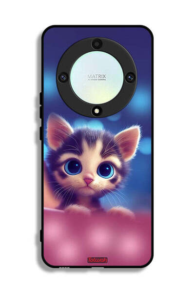 Tolwak غطاء حماية لهاتف Honor X9a - قطة صغيرة