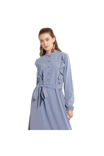 Kayra Colored Layered Dress Kay.Vv-A23-93005