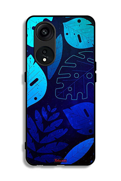 Tolwak غطاء حماية لهاتف Oppo Reno 8T 5G بنقشة أوراق الشجر