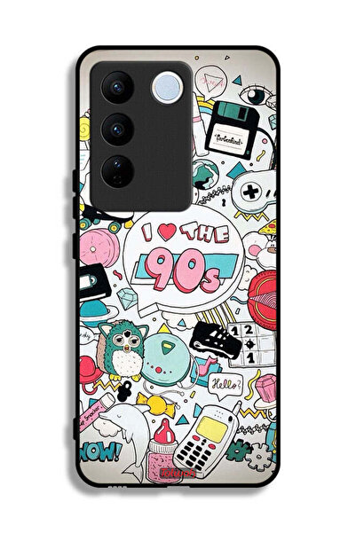 Tolwak غطاء حماية لهاتف Vivo V27 Pro - أحب التسعينيات