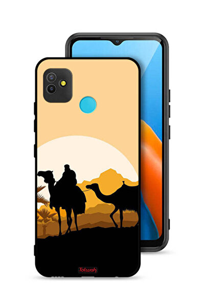 Tolwak غطاء حماية تكنو بوب 5 بتصميم جمل في الصحراء