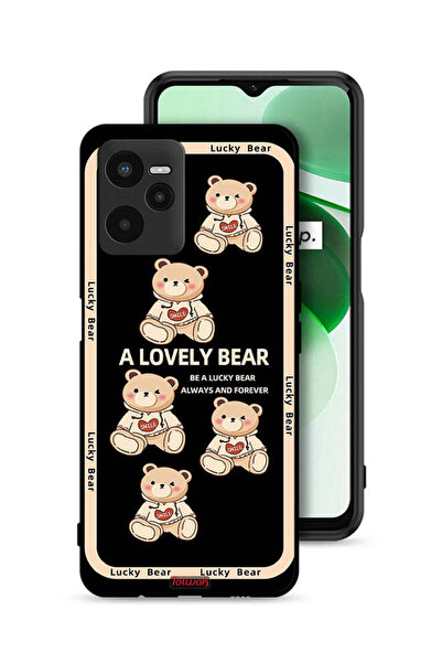 Tolwak غطاء حماية لهاتف Realme C35 - دب جميل