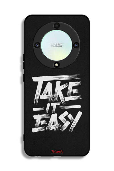 Tolwak غطاء حماية لهاتف Honor X9a - Take It Easy