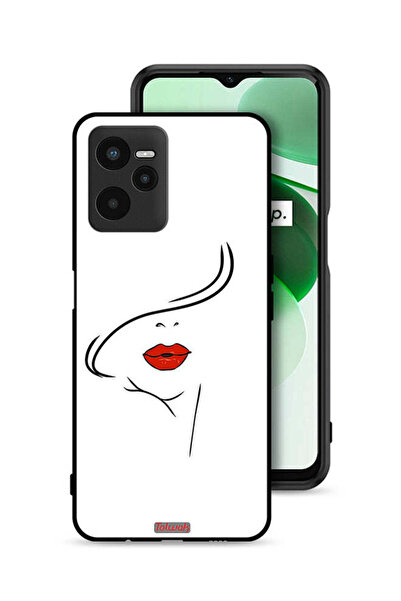 Tolwak غطاء حماية Realme C35 بتصميم وجه فتاة