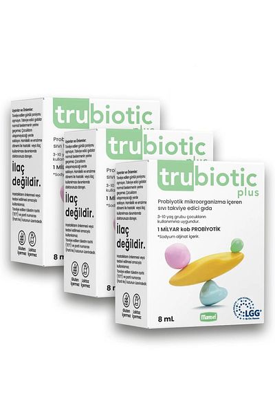 Trubiotic Plus Probiotic 8 ml 3 Pieces