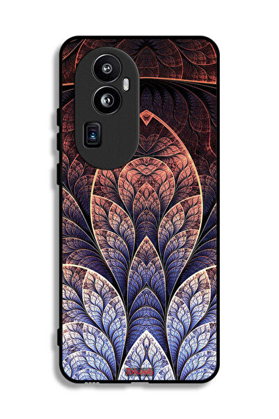 Tolwak غطاء حماية Oppo Reno10 Pro Plus بتصميم زهور كسورية تجريدية