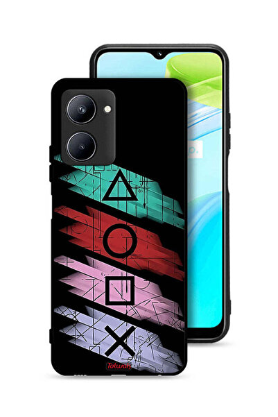 Tolwak Realme C33 Protective Case Cover Squid Game Icons