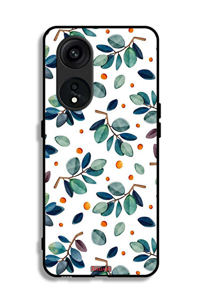 Tolwak غطاء حماية لهاتف Oppo Reno 8T 5G بنقشة أوراق الشجر