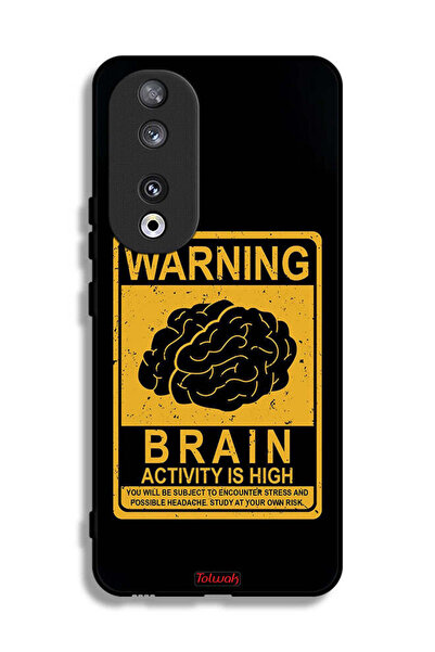 Tolwak غطاء حماية لهاتف Honor 90 تحذير من ارتفاع نشاط الدماغ