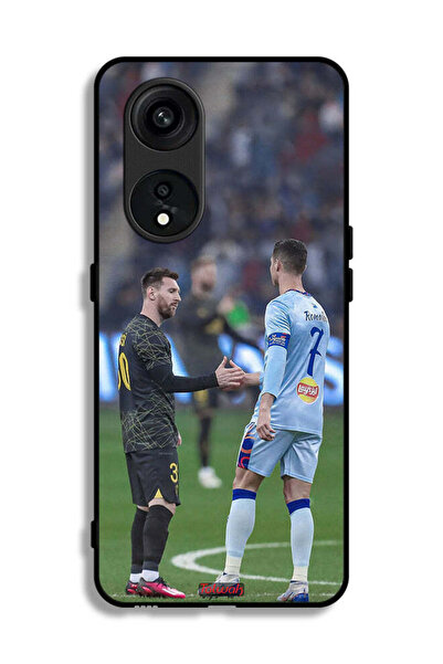 Tolwak غطاء حماية لهاتف Oppo Reno 8T 5G ميسي ورونالدو