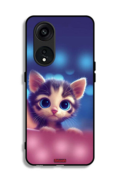 Tolwak غطاء حماية لهاتف Oppo Reno 8T 5G - قطة صغيرة