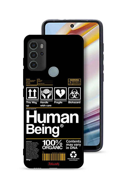 Tolwak غطاء حماية موتورولا موتو جي 60 إس - ملصق إنسان