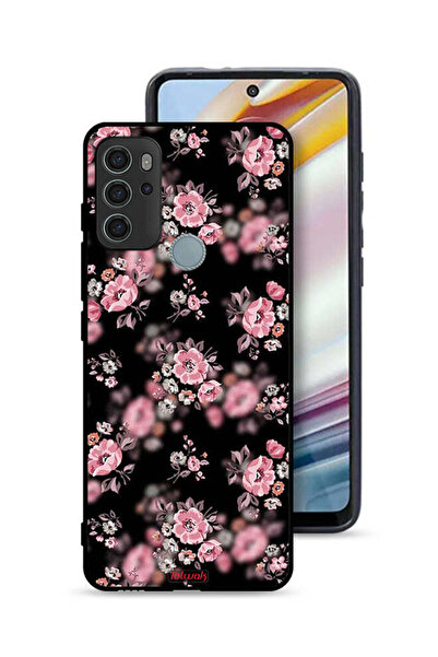 Tolwak غطاء حماية لهاتف موتورولا موتو جي 60 إس بنقشة زهور