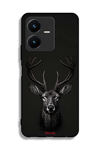 Tolwak غطاء حماية Vivo Y22s بتصميم غزال رقمي