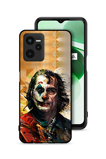Tolwak Realme C35 Protective Case Cover Joker Paint Art