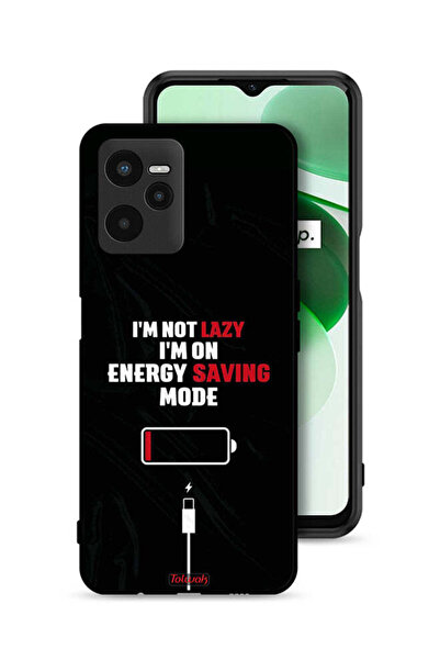 Tolwak غطاء حماية Realme C35 أنا لست كسولاً، أنا في وضع توفير الطاقة