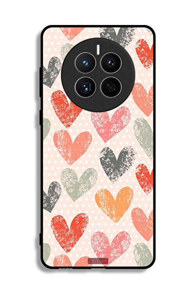 Tolwak غطاء حماية لهاتف هواوي ميت 50E برسومات قلوب فنية