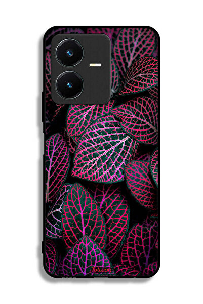 Tolwak غطاء حماية لهاتف Vivo Y22s بنقشة أوراق سالجا