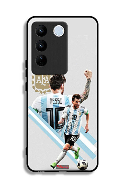 Tolwak غطاء حماية لهاتف Vivo V27e برسومات ليو ميسي