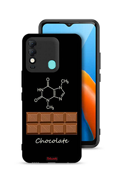 Tolwak غطاء حماية لهاتف تكنو سبارك 8 - لون شوكولاتة