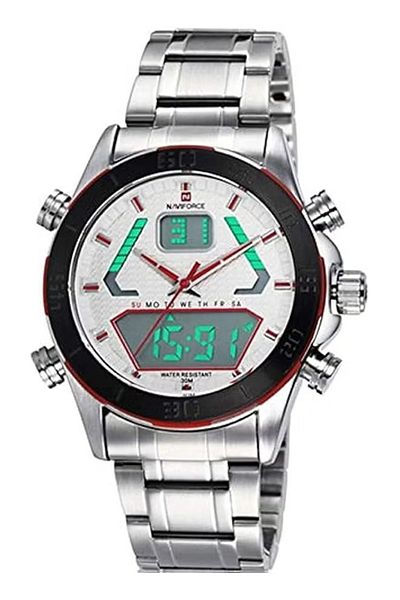 Naviforce Watch For Men Stainless Steel Band Quartz