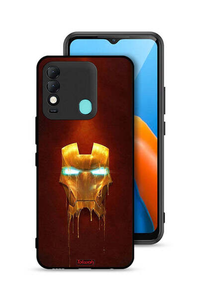 Tolwak غطاء حماية لهاتف تكنو سبارك 8 من مارفل كوميكس آيرون مان