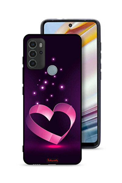 Tolwak غطاء حماية موتورولا موتو جي 60 إس بتصميم قلب