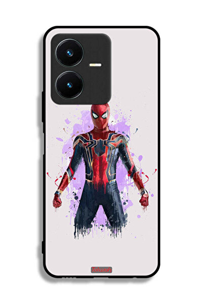 Tolwak غطاء حماية لهاتف Vivo Y22 بتصميم العنكبوت الحديدي