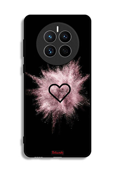 Tolwak غطاء حماية لهاتف هواوي ميت 50 إي بتصميم قلب لامع